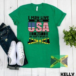 My Story Began In Jamaica Shirt,Fits Men and Women